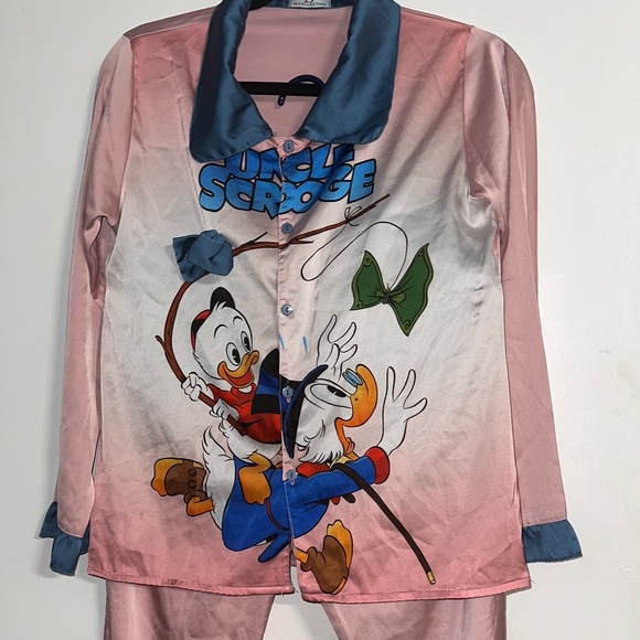 Disney Kids Pajama Set - Pink and Blue Donald Duck Design - Picture 3 of 8